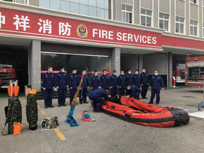 未雨綢繆--荊門消防全力做好抗洪搶險(xiǎn)應(yīng)急救援準(zhǔn)備工作